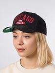 Бейсболка MITCHELL NESS арт. HP9771-CBUBLCK Chicago Bulls NBA (черный)
